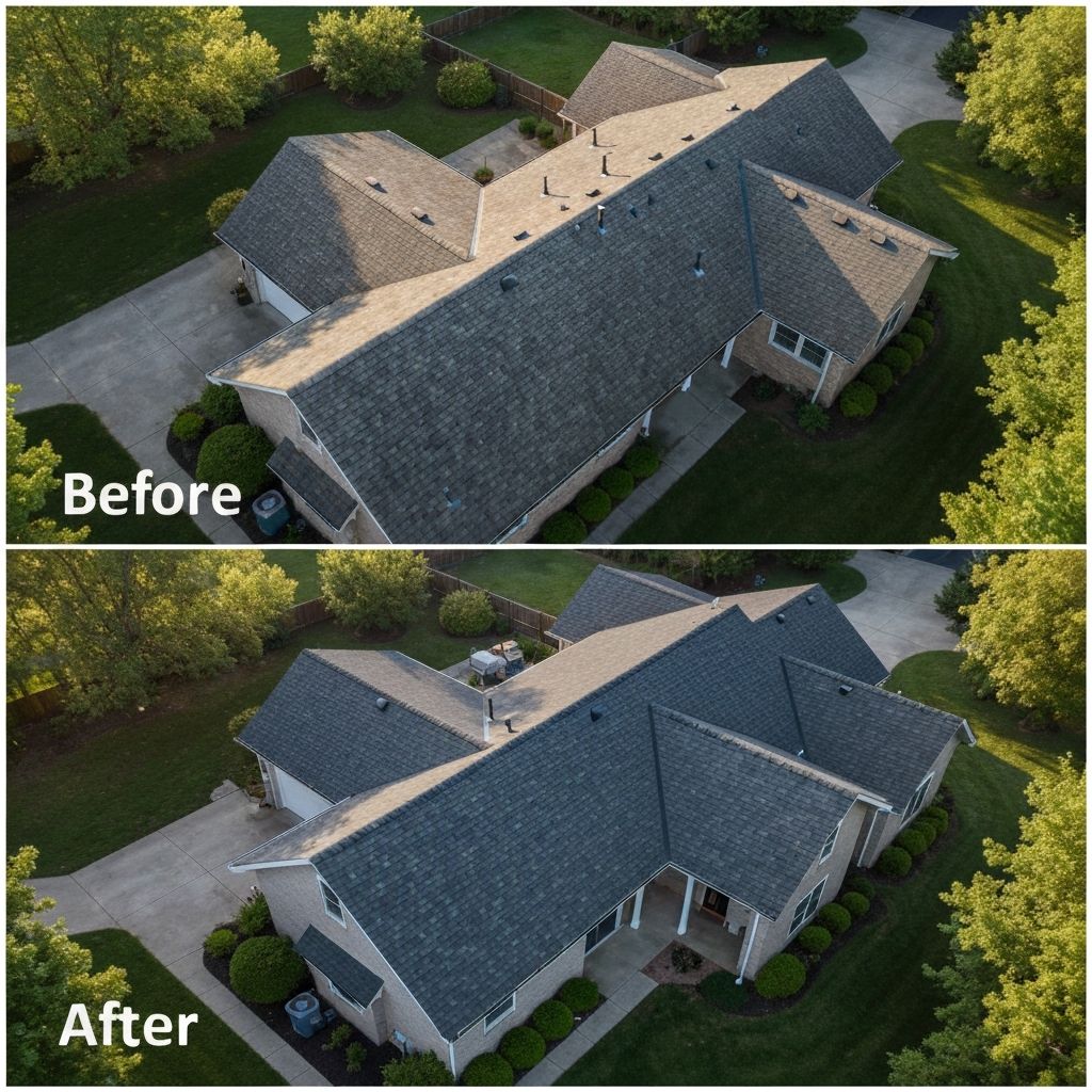Residential roofing project
